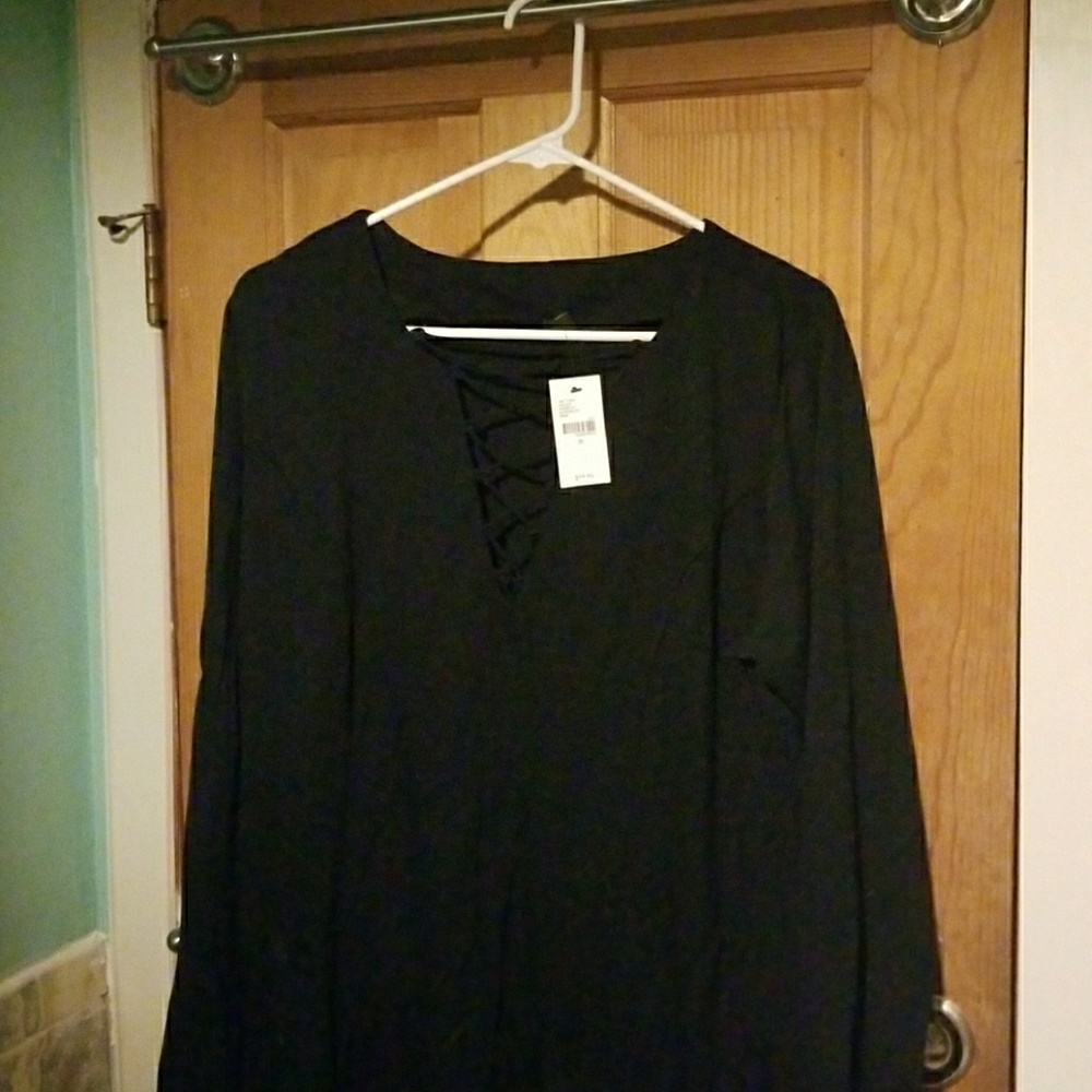 Lane Bryant Black Sheath dress plus size